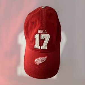 Detroit Red Wings #17 Brett ? Hull Cap